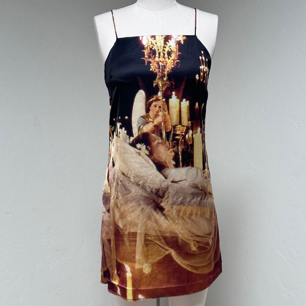 Romeo + Juliet Claire Danes Slip Dress Movie Graphic Y2K Gothic Romance Women S